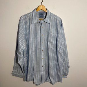 LL Bean Men's Casual Shirt 100% Cotton Long Sleeved L REG